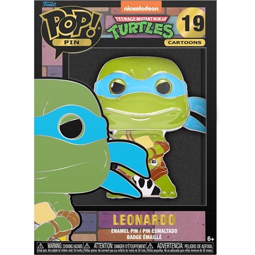 Teenage Mutant Ninja Turtles Leonardo Large Enamel Pop! Pin