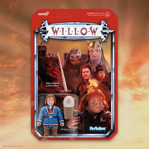 Willow with Elora Danan 3 3/4-Inch ReAction Figure