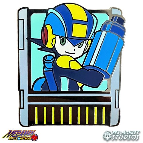 Mega Man Chip Battle Network Enamel Pin