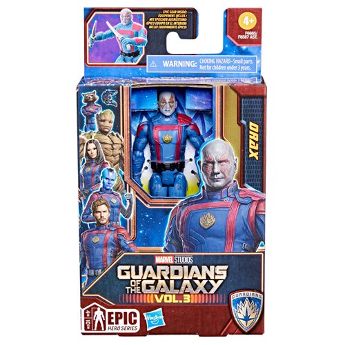 Guardians of the Galaxy Vol. 3 Epic Hero Series 4-Inch Action Figures Wave 1 Set of 4
