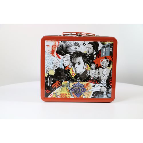 Doctor Who 10th Doctor Tin Titans Lunch Box with Thermos - Previews Exclusive