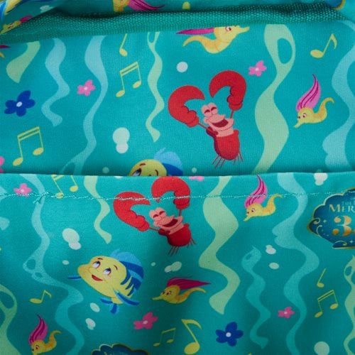 The Little Mermaid 35th Anniversary Life Is The Bubbles All Over Print Mini-Backpack