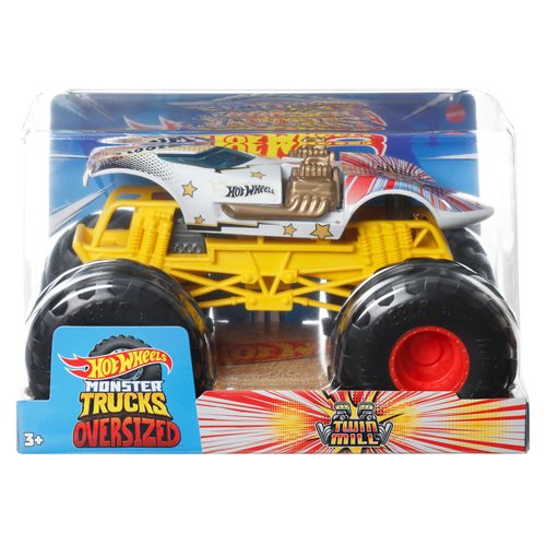 Hot Wheels Monster Trucks 1:24 Scale Vehicle 2024 Mix 9 Case of 4