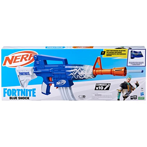 Fortnite Nerf Blue Shock Blaster