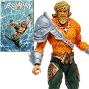 Aquaman Page Punchers Wave 3 Aquaman 7-Inch Scale Action Figure with Comic Book, Not Mint