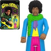 Jimi Hendrix Black Light 3 3/4-Inch ReAction Figure