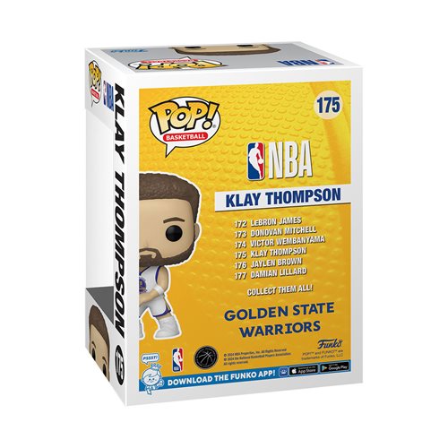 NBA Golden State Warriors Klay Thompson Funko Pop! Vinyl Figure #175