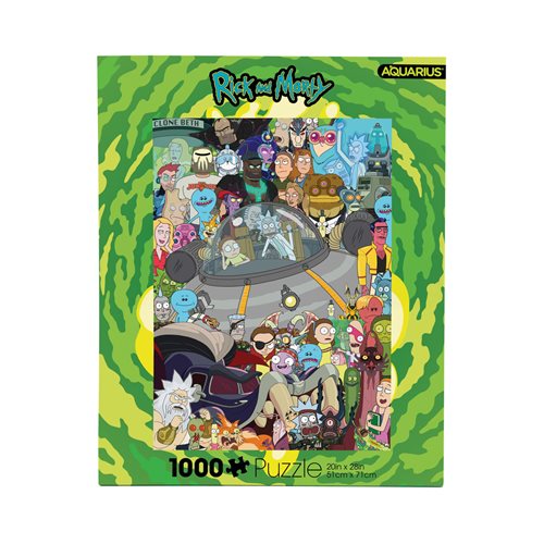 Rick and Morty Cast 1,000-Piece Puzzle