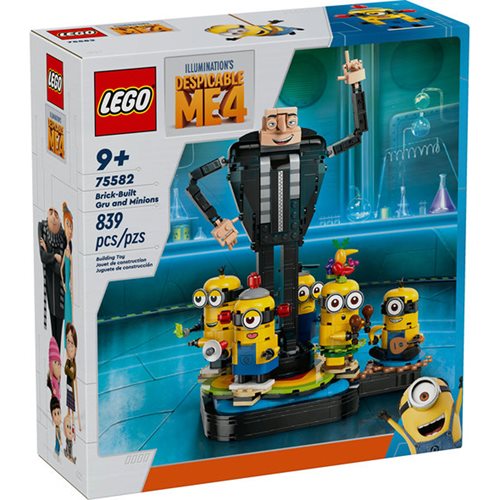 LEGO Despicable Me Brick-Built Gru and Minions