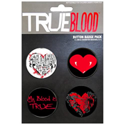 True Blood Pin 4-Pack Set #2