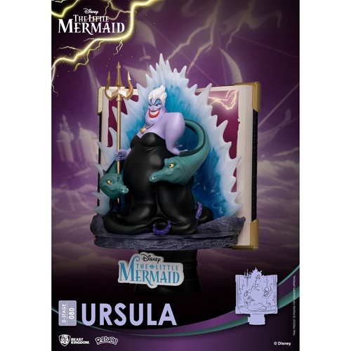 The Little Mermaid Disney Story Book Series Ursula D-Stage DS-080 6-Inch Statue