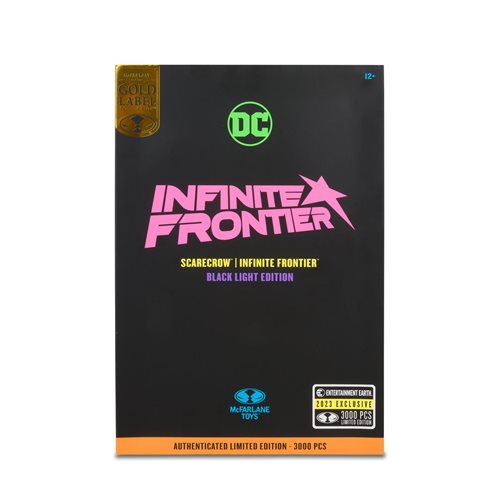 DC Multiverse Scarecrow Infinite Frontier Black Light Gold Label 7-Inch Action Figure - Entertainmen