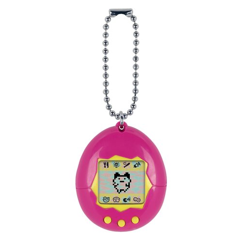 Tamagotchi Classic Pink with Yellow Electronic Game
