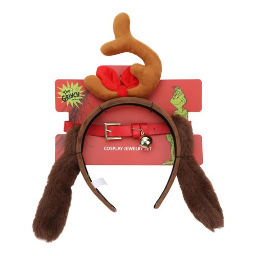 Dr. Seuss The Grinch Max Cosplay Headband and Collar Set