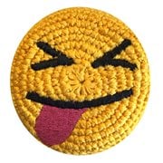 Emoji Tounge Smile Crocheted Footbag