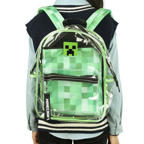Minecraft Clear Backpack with Utility Pocket