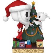 The Nightmare Before Christmas 30th Anniversary Jack and Zero with Tree Deluxe Funko Pop! Vinyl Figure #1386, Not Mint