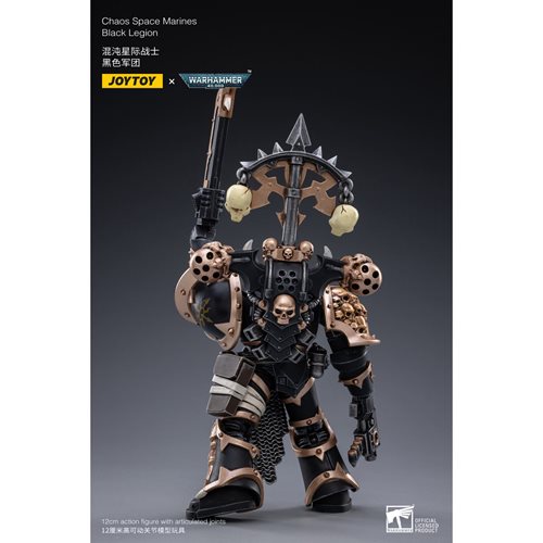 Joy Toy Warhammer 40,000 Chaos Space Marines Black Legion D 04 1:18 Scale Action Figure
