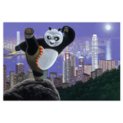 Kung-Fu Panda Hong Kong Warrior Large Canvas Giclee Print