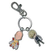 One-Punch Man Saitama and Genos Key Chain