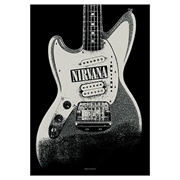 Nirvana Guitar Fabric Poster Wall Hanging