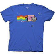 Nyan Cat Original Blue T-Shirt