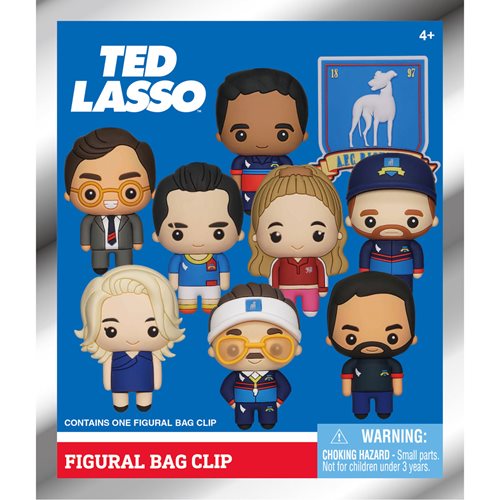 Ted Lasso 3D Foam Bag Clip Random 6-Pack