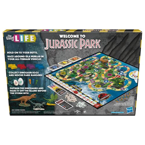 Jurassic Park Edition Game of Life Board Game