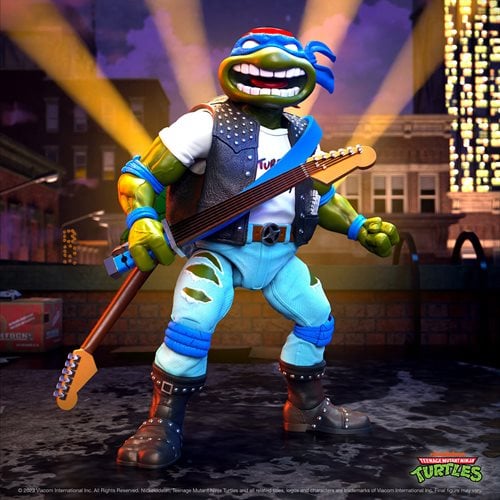 Teenage Mutant Ninja Turtles Ultimates Classic Rocker Leo 7-Inch Action Figure
