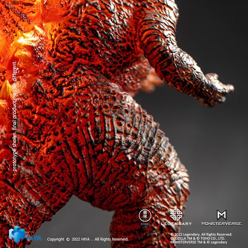 Godzilla King of Monsters Stylist Burning Godzilla Statue - Previews Exclusive