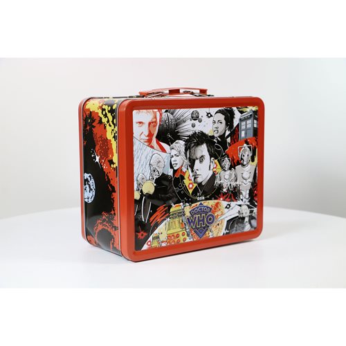 Doctor Who 10th Doctor Tin Titans Lunch Box with Thermos - Previews Exclusive