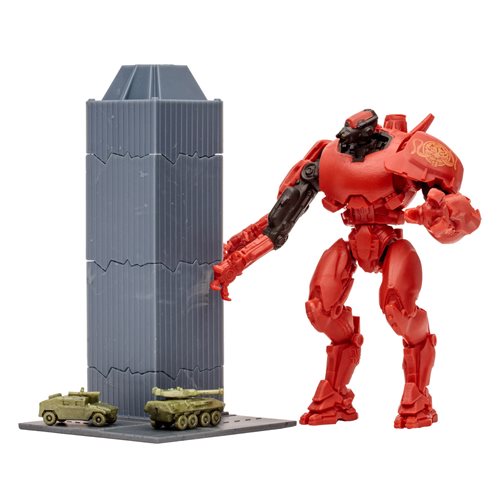 Pacific Rim Jaeger Wave 1 Crimson Typhoon 4-Inch Scale Action Figure with Comic Book