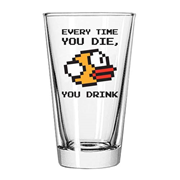 Flappy Bird Drinking Game Pint Glass