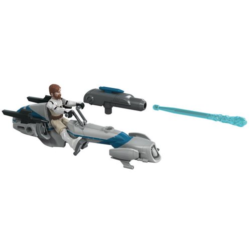Star Wars Mission Fleet Expedition Class Obi-Wan Kenobi Jedi Speeder Chase Vehicle