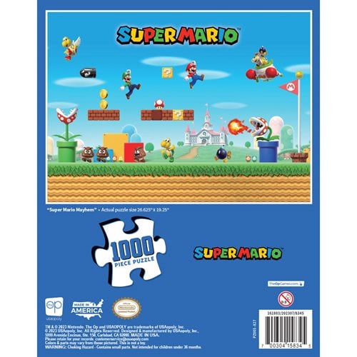 Super Mario Bros. Mayhem 1,000-Piece Puzzle