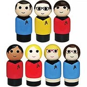 The Big Bang Theory / Star Trek: The Original Series Pin Mate Wooden Figure Set of 7 - Convention Exclusive