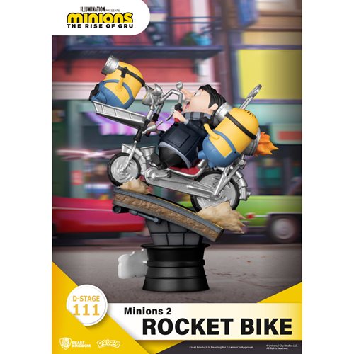 Minions 2 Rocket Bike D-Stage DS-111 6-Inch Statue