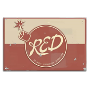 Team Fortress 2 RED Team Tin Sign