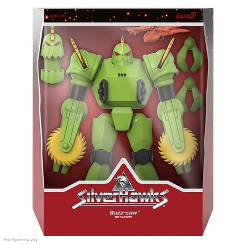SilverHawks Ultimates Buzz-Saw (Toy Version) 7-Inch Action Figure
