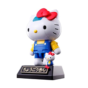 Hello Kitty Blue Stripe Version Chogokin Die-Cast Metal Action Figure