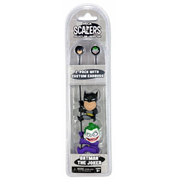 Batman and Joker 2-Inch Scalers Ear Bud Headphones