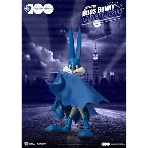 WB 100 Bugs Bunny Batman Version DAH-060B Dynamic 8-Ction Heroes Action Figure - Previews Exclusive