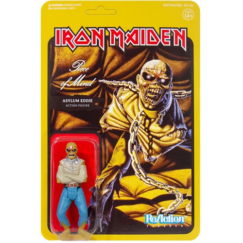 Iron Maiden Piece of Mind Eddie 3 3/4-Inch ReAction Figure