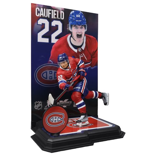 NHL SportsPicks Montreal Canadiens Cole Caufield 7-Inch Scale Posed Figure Case of 6