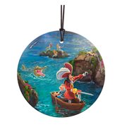 Peter Pan Captain Hook and Mr. Smee StarFire Prints Hanging Glass Ornament