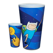 Adventure Time Finn and Jake Fist Bump Pint Glass