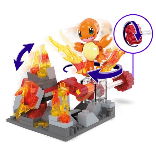 Pokémon Mega Charmander's Fire-Type Spin Playset