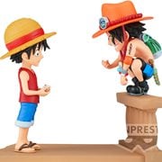 One Piece Luffy and Ace WCF Log Stories Statue