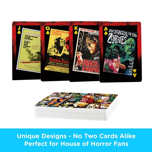 Hammer Horror House of Horror Playing Cards