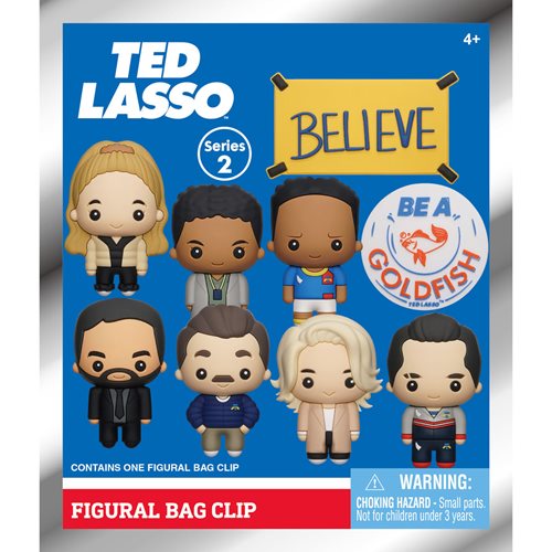 Ted Lasso Series 2 3D Foam Bag Clip Random 6-Pack